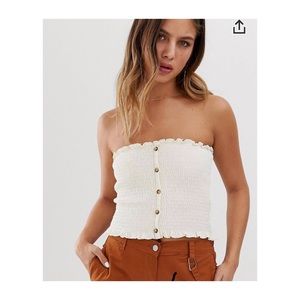BNWT Shirred Tube Top
